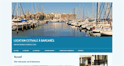Desktop Screenshot of barcares.fr
